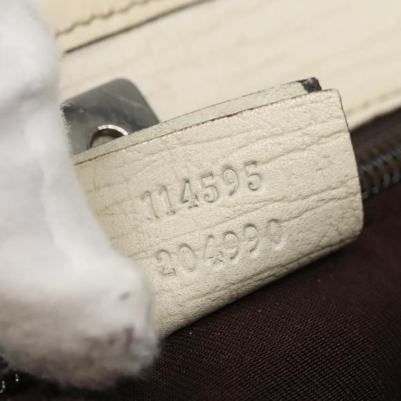 GUCCI GG Supreme Tote Bag PVC Beige Silver 114595 Auth BA3434 - Picture 12 of 16